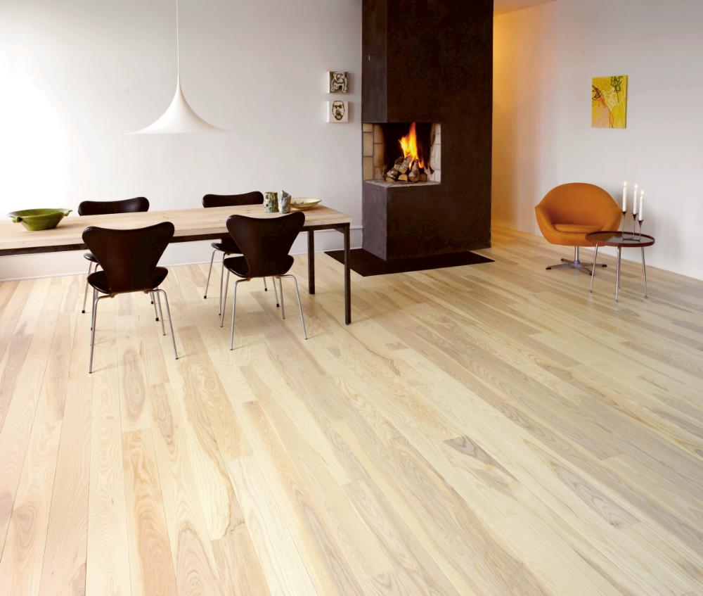 20,5 x 140 mm Mørk Ask Nordic Nature, ultramat lakeret | Plankegulv